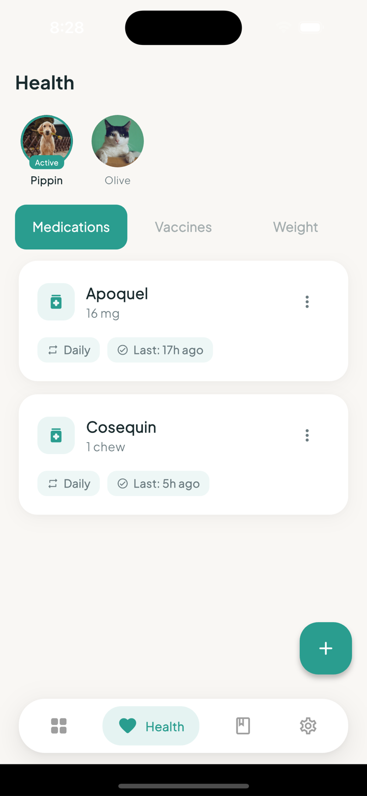 Medications screen